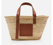 Palm Leaf Basket Bag | Beige
