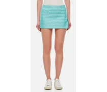 Minigonna Trapuntata Small Heart Miniskirt | Verde