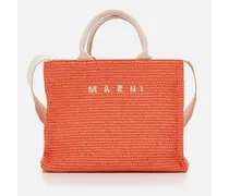 Small Basket Raffia Tote Bag | Arancione