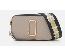 The Snapshot Leather Crossbody Bag | Grigio