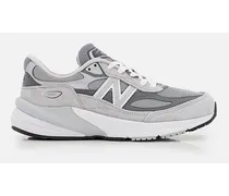 990v6 Made In Usa Leather Sneakers | Grigio