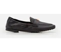 Nappa Leather Ballet Loafers | Nero