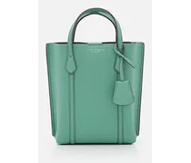 Mini Perry Leather Tote Bag | Verde