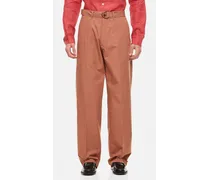 Pantaloni In Cotone | Marrone