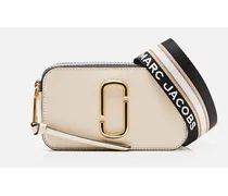 The Snapshot Leather Crossbody Bag | Beige