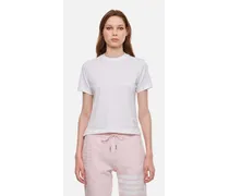 T-shirt In Jersey Di Cotone Leggero | Bianco