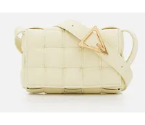Small Padded Cassette Leather Crossbody Bag | Giallo