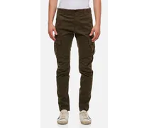 Pantaloni Cargo In Cotone | Verde