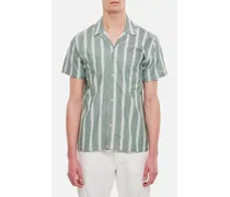 Camicia Ss Lawson A Righe | Verde