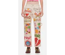 Jeans Con Stampe | Multicolore