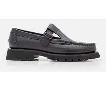 25mm Alber Sport Leather Loafers | Nero
