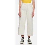 Jeans Wide Leg A Vita Alta | Bianco