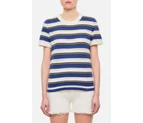 Cashmere Striped T-shirt | Bianco