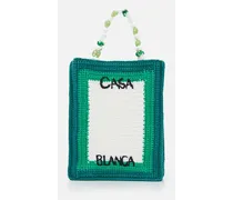 Cotton Crochet Mini Bag | Verde