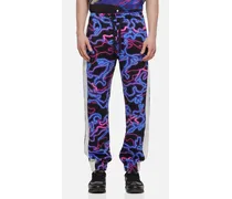 Pantaloni In Felpa Multicolore | Viola