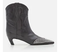 Dallas Leather Cowboy Boots | Nero