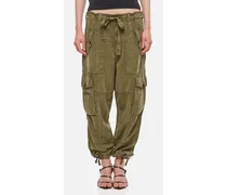 Wide Leg Chino Cropped Pants | Verde