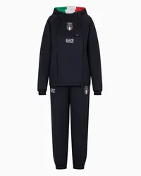 EA7 OFFICIAL STORE Tuta Donna Team Italia Cerimonia Apertura Giochi Olimpici Paris 2024 Blu