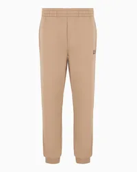 EA7 OFFICIAL STORE Pantaloni Jogger Core Identity In Misto Cotone Marrone