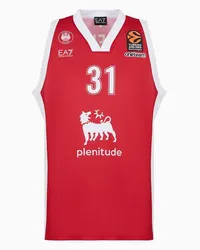 EA7 OFFICIAL STORE Olimpia Milano Canotta Replica Eurolega 23/24 Shields