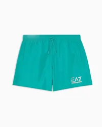 EA7 OFFICIAL STORE Costume Boxer Con Logo Acqua