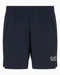 EA7 OFFICIAL STORE Shorts Tennis Pro In Tessuto Tecnico Ventus7 Blu