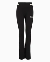 EA7 OFFICIAL STORE Pantaloni Core Lady In Cotone Stretch Nero