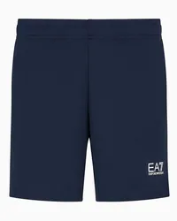 EA7 OFFICIAL STORE Shorts Tennis Pro In Tessuto Tecnico Ventus7 Blu