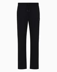 EA7 OFFICIAL STORE Pantaloni Lux Identity  In Misto Modal Nero