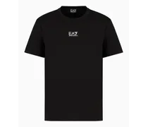 EA7 OFFICIAL STORE T-shirt Girocollo Core Identity In Cotone Nero