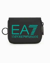 EA7 OFFICIAL STORE Portafoglio Con Maxi Logo Acqua