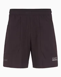 EA7 OFFICIAL STORE Shorts Dynamic Athlete In Tessuto Tecnico Ventus7 Nero