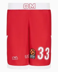 EA7 OFFICIAL STORE Olimpia Milano Shorts Replica Eurolega 23/24 Mirotic