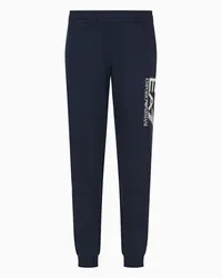 EA7 OFFICIAL STORE Pantaloni Jogger Visibility In Cotone Blu