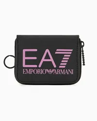 EA7 OFFICIAL STORE Portafoglio Con Maxi Logo Rosa