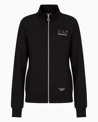 EA7 OFFICIAL STORE Felpa Evolution Con Zip Nero