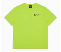 EA7 OFFICIAL STORE T-shirt Girocollo Core Identity Boy In Cotone Verde