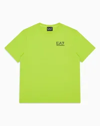 EA7 OFFICIAL STORE T-shirt Girocollo Core Identity Boy In Cotone Verde