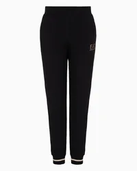 EA7 OFFICIAL STORE Pantaloni Jogger Core Lady In Cotone Stretch Nero