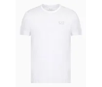 EA7 OFFICIAL STORE T-shirt Core Identity In Cotone Pima Bianco