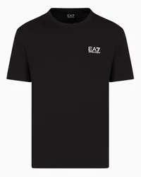 EA7 OFFICIAL STORE T-shirt Core Identity In Cotone Pima Nero