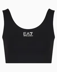 EA7 OFFICIAL STORE Sport Bra Dynamic Athlete In Tessuto Tecnico Vigor7 Nero