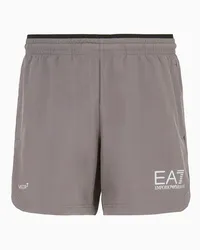 EA7 OFFICIAL STORE Shorts Dynamic Athlete In Tessuto Tecnico Vigor7 Grigio