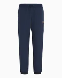 EA7 OFFICIAL STORE Pantaloni Jogger Gold Label In Tessuto Tecnico Stretch Blu