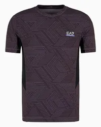 EA7 OFFICIAL STORE T-shirt Dynamic Athlete In Tessuto Tecnico Vigor7 Fantasia