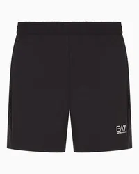 EA7 OFFICIAL STORE Shorts Tennis Pro In Tessuto Tecnico Ventus7 Nero