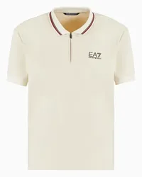 EA7 OFFICIAL STORE Polo Golf Pro In Piquet Stretch Grigio