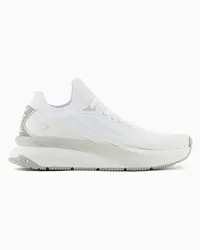 EA7 OFFICIAL STORE Sneakers Crusher Distance Sonic Knit Bianco