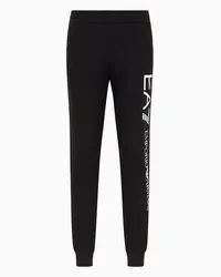 EA7 OFFICIAL STORE Pantaloni Joggers Logo Series In Cotone Nero