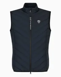 EA7 OFFICIAL STORE Gilet Packable Premium Shield Blu